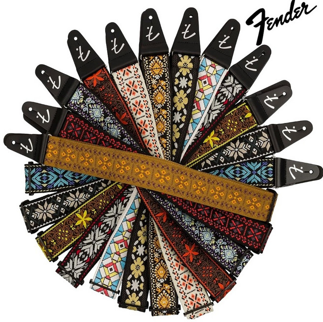 펜더 FENDER Pasadena Woven Strap 기타 베이스 스트랩 11컬러, Blue Lotus