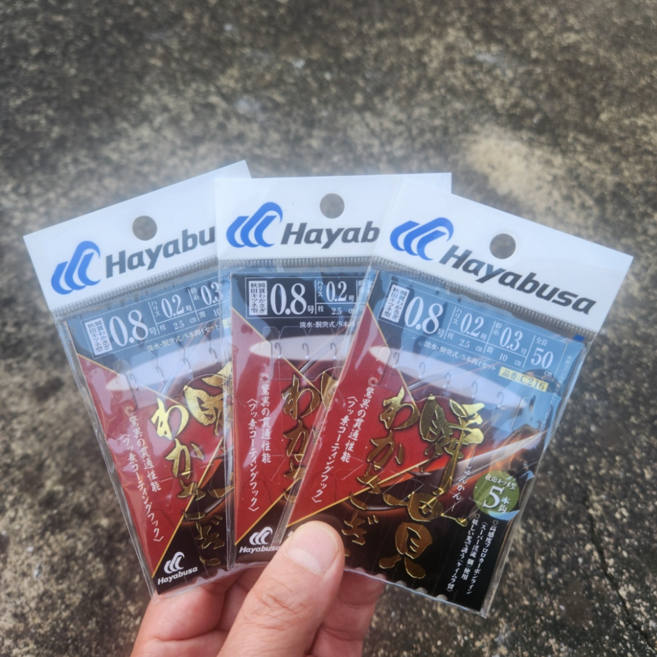 하야부사 빙어낚시 채비 C 216, 3개