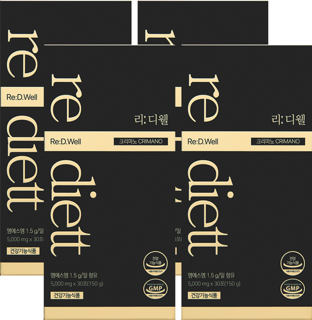 리디에뜨 리디웰 크리마노 관절커피 건강기능식품, 4박스, 30개입, 5g