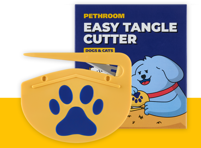 페스룸 이지 탱글 커터 강아지 고양이 엉킨 털 관리 반려동물 전용 털 커팅기, [페스룸] 이지 탱글 커터 강아지 고양이 엉킨 털 관리