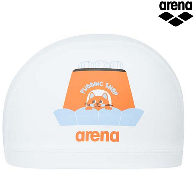 아레나 우레탄 코팅 아동 수모 A5AC1AQ51 푸딩, 1개, WHT