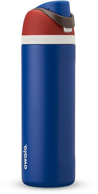 Owala 해리 포터 FreeSip 단열 스테인리스 스틸 물병 빨대 포함 BPA 프리 스포츠 여행에 적합 709.8ml(24온스) 래번클로 390482, Marvel, Captain America