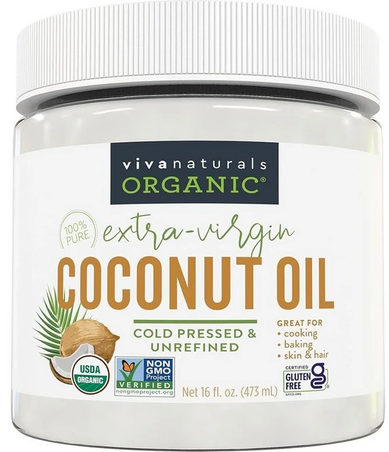 비바내츄럴스 엑스트라-버진 코코넛 오일, 1개, 1ml - 쿠팡