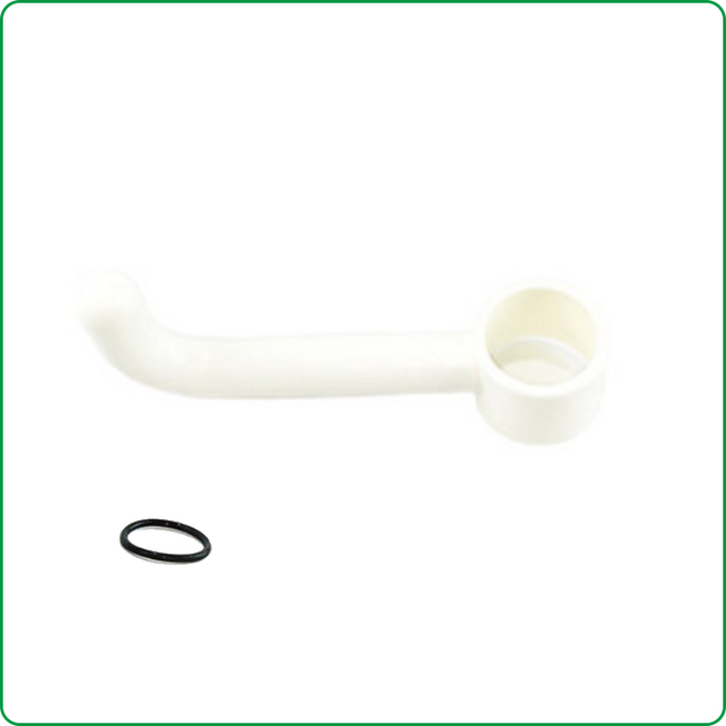 행거전문가 국내생산 행거 부품, L자형 옷걸이+고무링, 화이트