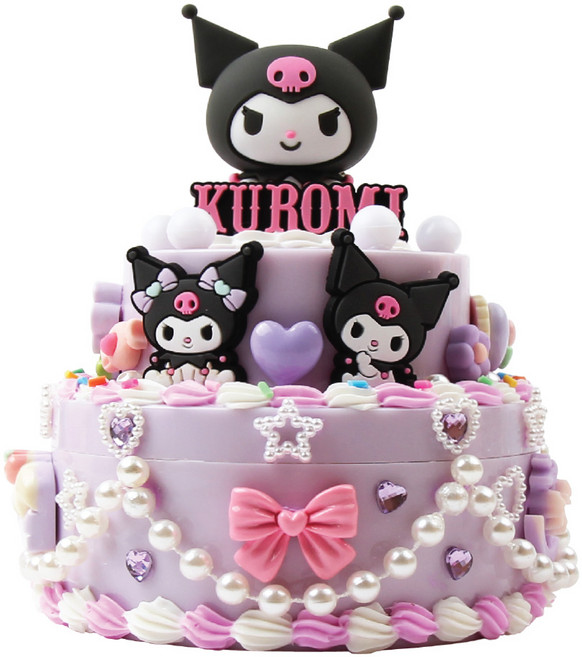 산리오 쿠로미 2단 보석함 무드등 만들기 세트, 1개