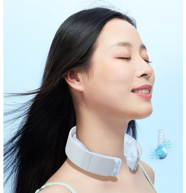 아이스 넥쿨러 쿨스카프 아이스넥밴드 목쿨러 얼음수건, 1세트, 화이트