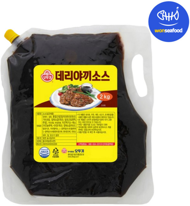 오뚜기 데리야끼소스, 2kg, 1개