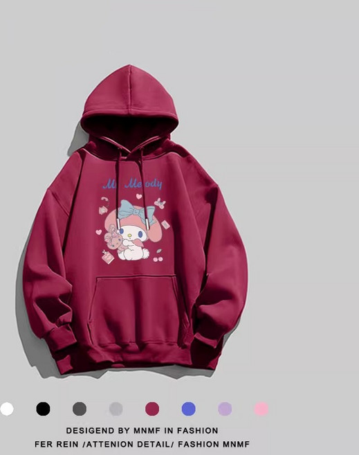 My Melody 帽T 寬鬆設計