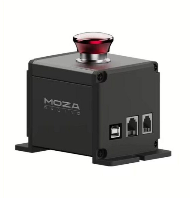 MOZA 레이싱 E-STOP 스위치 게임 중단 스위치, 1개, 블랙, ESTOP