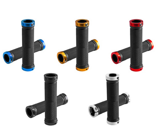 데일리쇼핑 전동킥보드 컬러 고무 핸들그립 손잡이 악세사리 부품 튜닝 용품 미끄럼방지 자전거, 킥/자(블랙), 1개