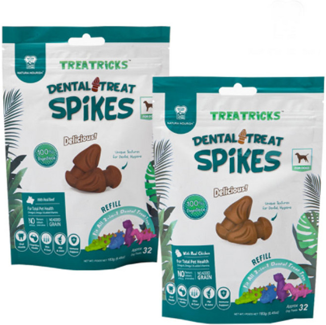 네추라 너리쉬 덴탈츄 트릿트릭 15종, 닭고기맛, 183g, 1개