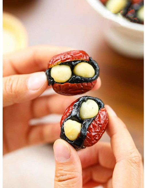 대추 찹쌀 마카다미아 대추말이 견과류품은대추 영양, 1개, 250g (약  15-19개)