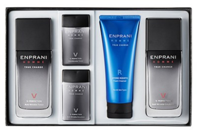 엔프라니 남성 브이퍼펙션 2종세트+ 영양+ 탄력+ 미백+ 주름+ 트리플 액션케어+ 남자의 피부관리, 1개