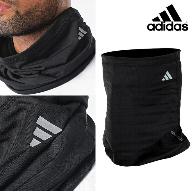 아디다스 넥워머 런닝 에어로레디 러닝트레이닝 넥 슬리브 목 토시 스포츠워머, 아디다스 넥 슬리브 블랙