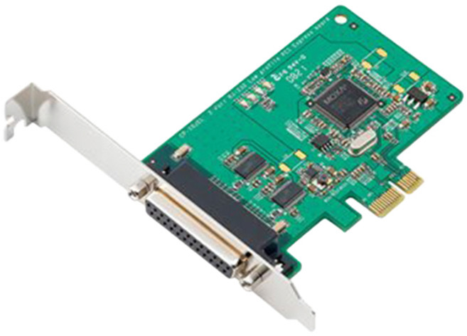 昌運監視器 MOXA CP-102EL-DB9M 雙埠 RS-232 PCI Express 擴充卡, 1個