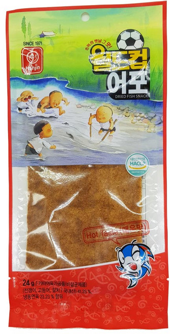 한진식품 월드컵 어포 매운맛 21g, 2개, 24g