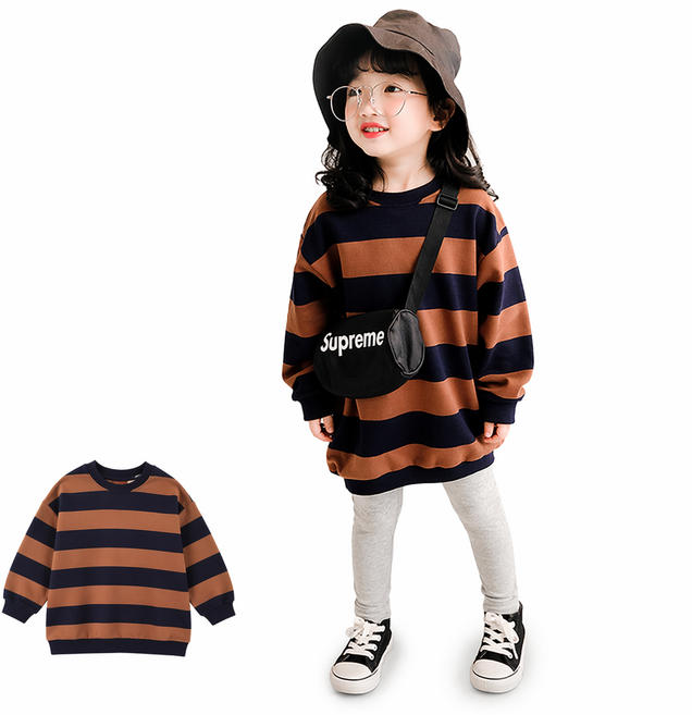 남아 여아 봄가을 긴팔 아동티셔츠 스타일 데일리룩 키즈티 편한 베이직