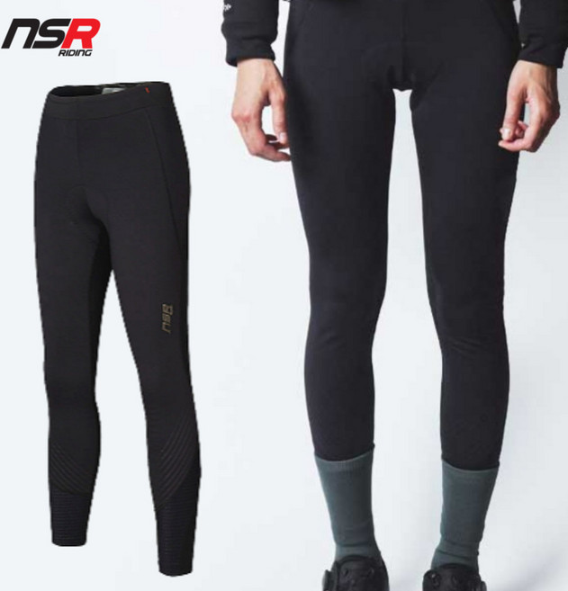 NSR 여성용 폰도 윈드프루프 프로 롱타이즈 2.0 한겨울 기모 자전거 바지