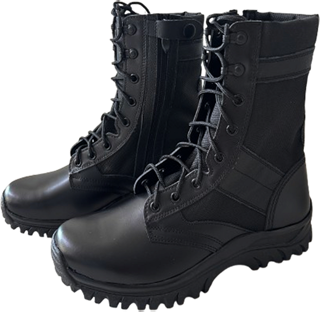 더화랑사 군화 특전사 전투화 대 테러화 예비군 신형 훈련화 국산 가죽 워커 부츠