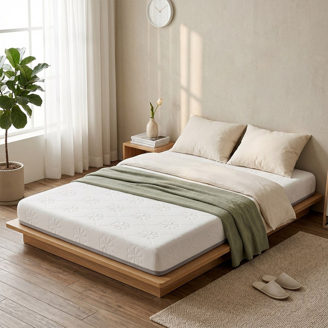 리보아 침대 메모리폼 매트리스 바닥 토퍼 7cm