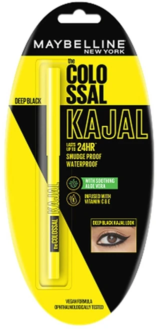 메이블린 뉴욕 Colossal Kajal 아이라이너 블랙 0.35g, 검은색, 1개 - 쿠팡