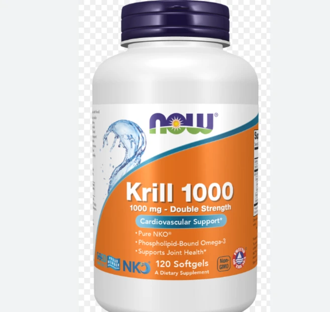 나우 푸드 크릴 오일 1000 더블 스트렝스 1000 mg 120 소프트젤, 1박스, 120정 - 쿠팡