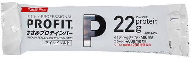 PROFIT 프로피트 닭가슴살 프로틴바 마일드솔트맛 유산균Plus [헬스 트레이닝 단백질 보충제], 단일, 65g, 1개