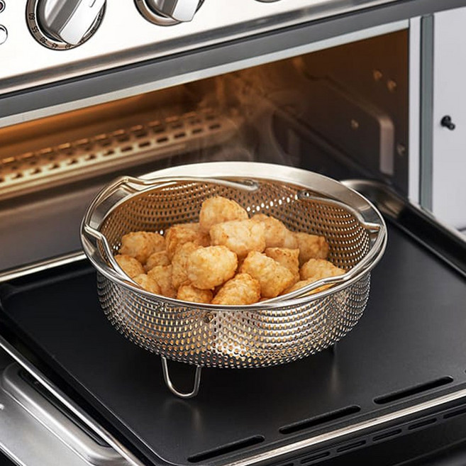 바겐슈타이거 야채 만두 이유식 채소 삼발이 스텐 찜기 22cm, 1개