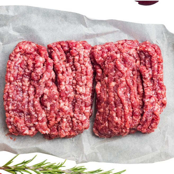 소등심 다짐육 소고기 다짐육 민찌, 200g, 3개