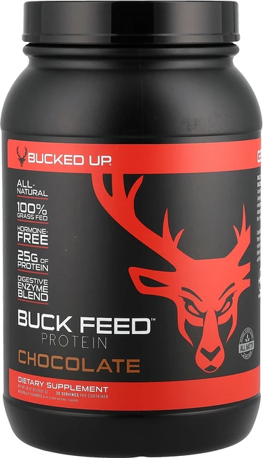 Bucked Up McCee™ 단백질 초콜릿 맛 1 031g(36.37oz) Up (벅드 업), 1.031kg, 1개 - 쿠팡