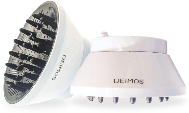 데이모스 드라이기 디퓨져 헤어 스타일링 볼륨 웨이브, 1개, 화이트