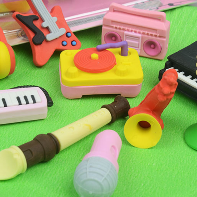 고마곰에듀 신기한 지우개 악기지우개 1+1 인싸템, 3세트