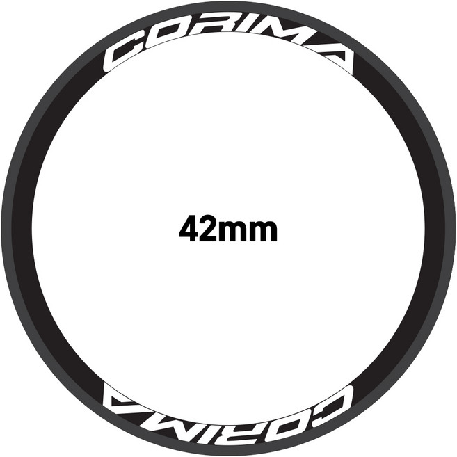 CORIMA 코리마 휠 데칼 스티커 42mm 8장 1set, 사용합니다채우지말아주세요