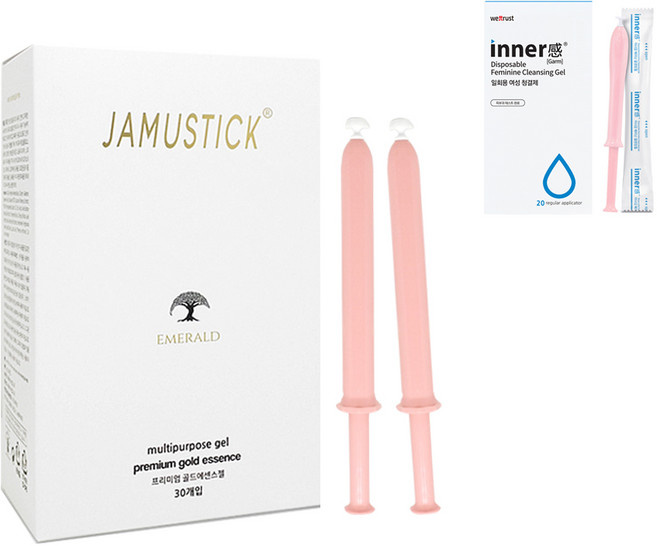 [정품] 에메랄드 자무스틱 프리미엄 골드 에센스젤 30p + y존 클렌징젤 1p 추가 증정! 여성 질세정제 청결제 Y존 윤활제 질에센스 속젤, 1.9g, 30개