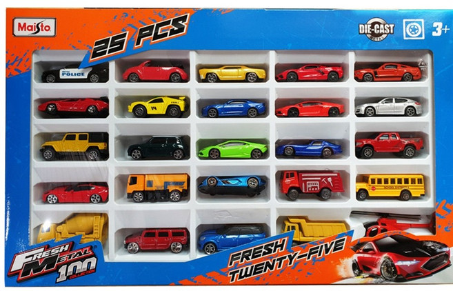 마이스토 베이직 미니카 25P, 1개, 랜덤색상