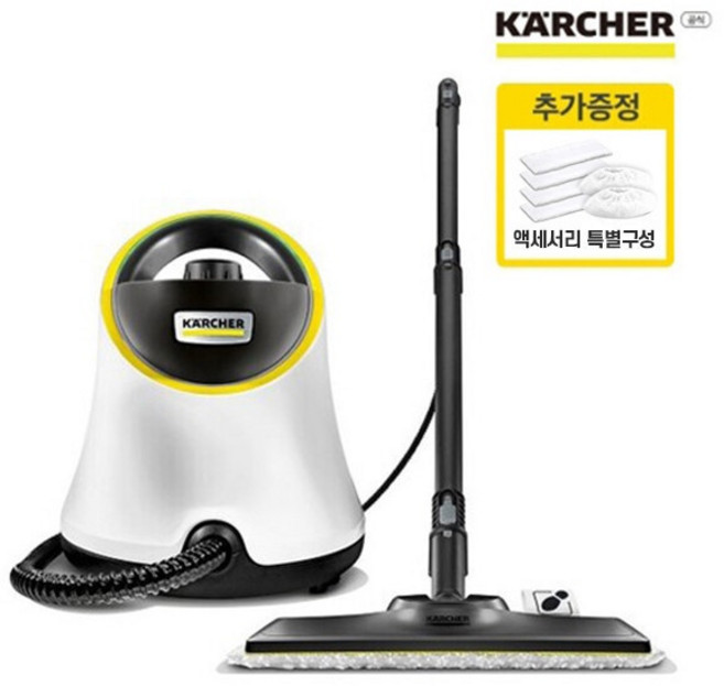 (카처) Easy Fix 스팀청소기 1L (SC2 DELUXE) (액세서리 패키지), 화이트, SC2DELUXE(액세서리패키지)