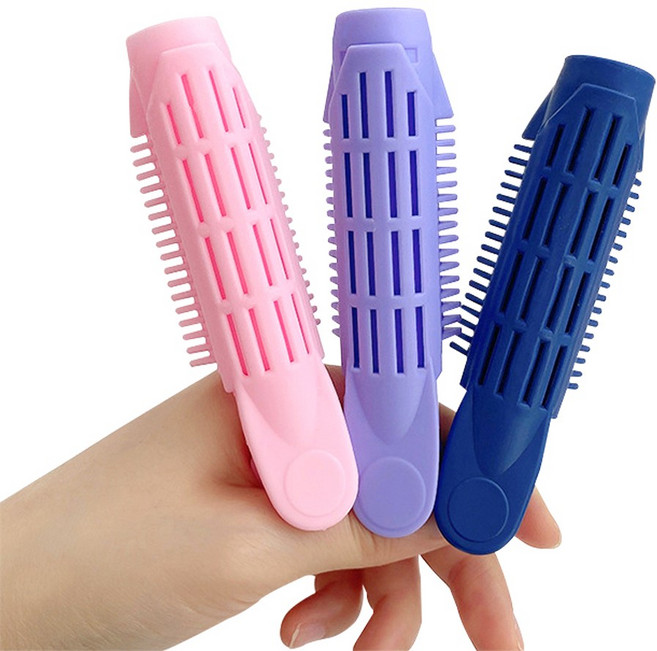 정수리 헤어 뿌리 볼륨 집게, 5개, 핑크