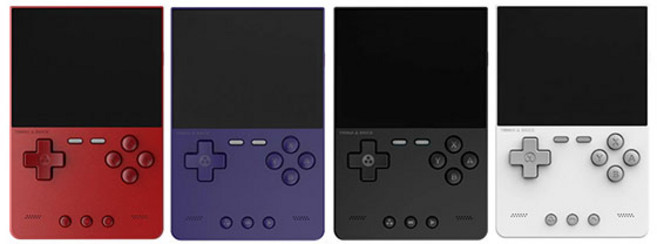 [스마트박스]TRIMUI BRICK 세로형 미니 레트로 게임기 고성능 포켓 휴대용 기기 PSP/GBA 에뮬레이터 지원, 카드미포함(게임미포함), 레드