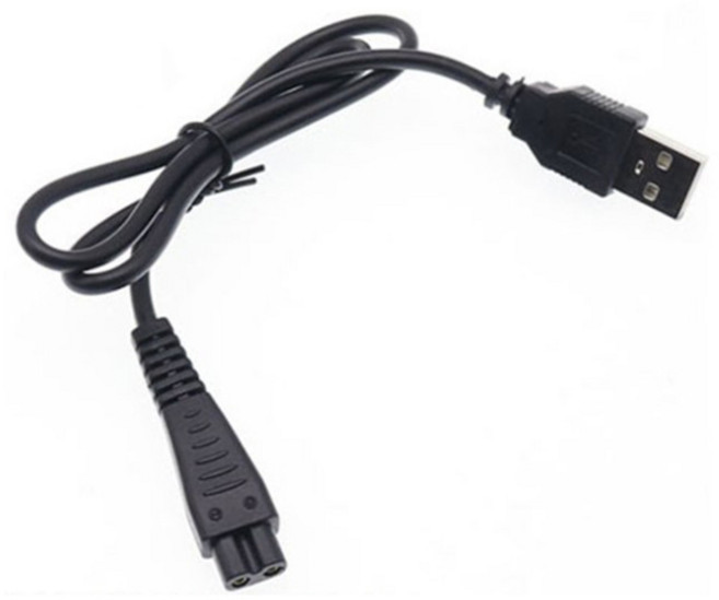 와이케이몰 아키즈 반려동물 발바닥 클리퍼 AC-03 전용 충전 USB 케이블 휴대용 차량용 충전기 전기면도기, 1개, 1개입