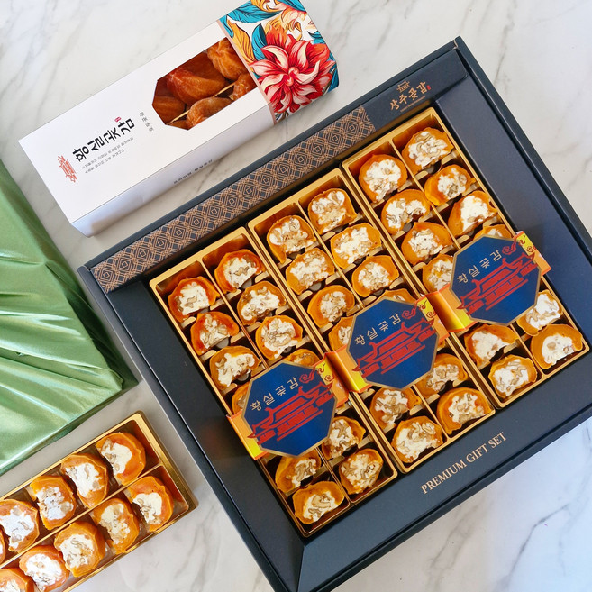 [상주황실곶감] 상주곶감 크림치즈 호두말이곶감1팩 상견례 이바지 기업설선물세트, 1개, 크림치즈호두곶감1팩, 크림치즈호두곶감 1팩