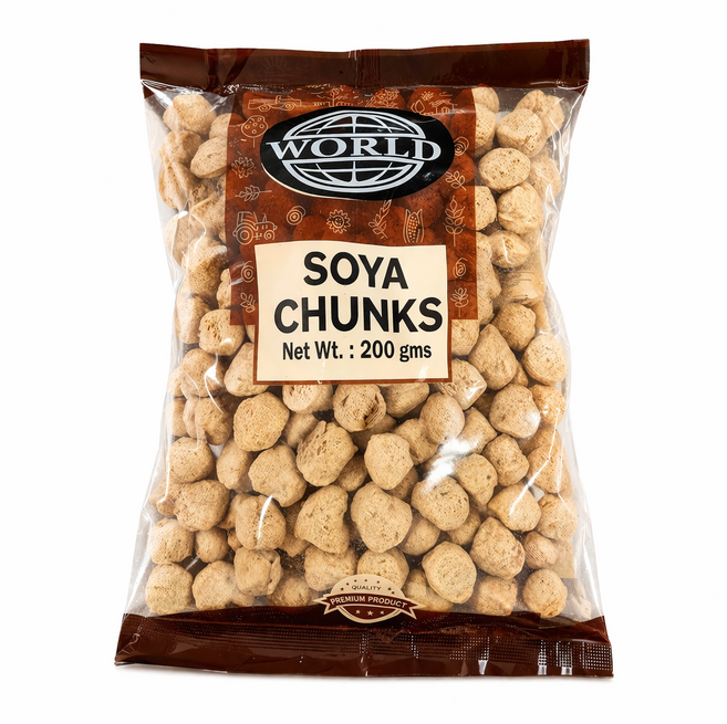 WORLD SOYA CHUNK (소야청크), 1개, 200g