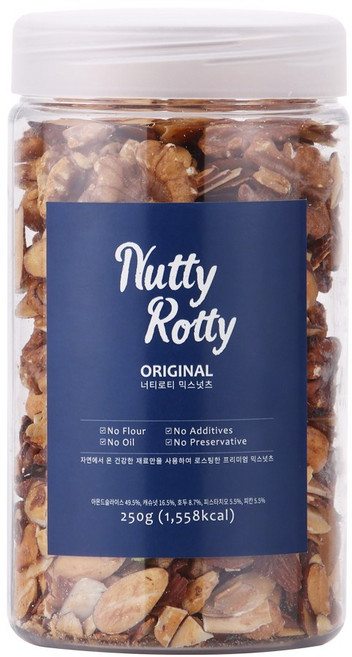 유로단 너티로티 믹스넛츠, 1개, 250g