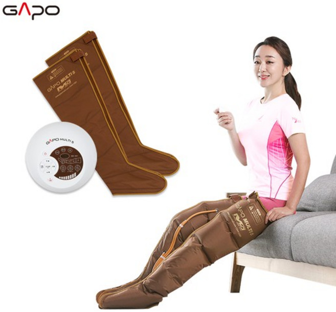 가포멀티5 골드 사지압박순환장치 다리세트/본체+다리커프, 없음