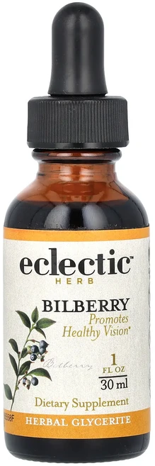 귀한영양제입니다 Eclectic Herb 빌베리 추출물 250mg 30ml(1fl oz) 곧 다나가요, 1개