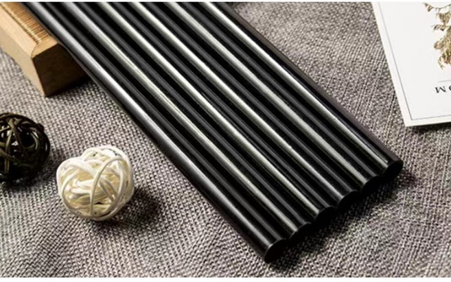 熱熔膠條 手工藝黏貼, 1個, 高黏黑色, 11*270mm(150根以上請宅配)