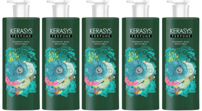 케라시스 샤르망 머스크 퍼퓸 린스, 600ml, 5개