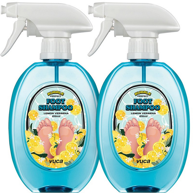 뷰카 퍼펙트 버플 풋샴푸, 1개입, 2개, 510ml
