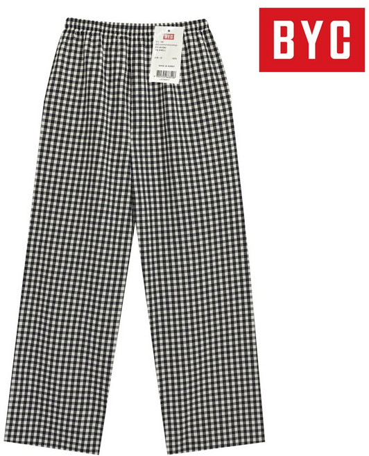 BYC 국내생산 프리미엄 스윗홈 선염 남녀 파자마 잠옷 하의 10종 택1