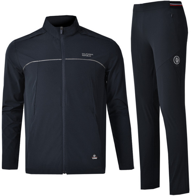 맥스스피드 고랄 봄 여름 가을 나일론 스판 트레이닝복 상하세트 하프넥 운동08