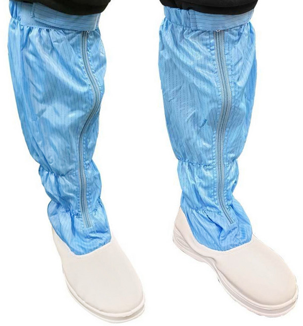 제전화 부츠 안전화 제전 방진화 크린룸 정전기 방지 신발 흰색 화이트 무진 방진, 1개, 제전부츠